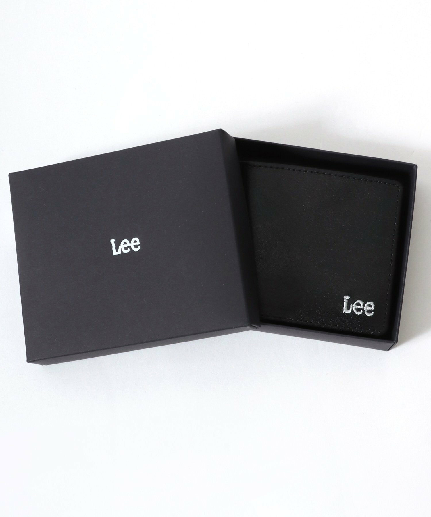 Lee 二つ折り 財布 コンパクト メンズ レディース レザー